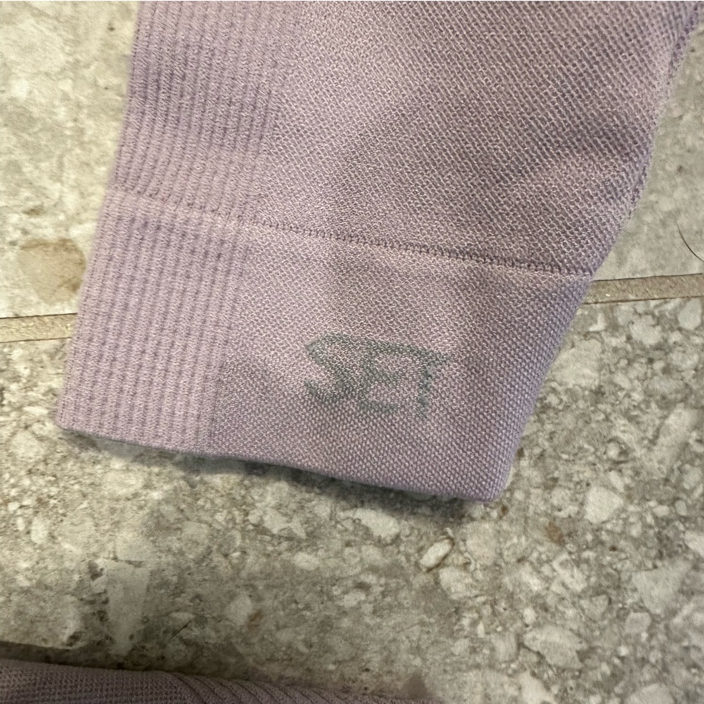 Set Active Sculptflex Power Leggings Womens size XS in spring purple workout - Picture 8 of 8